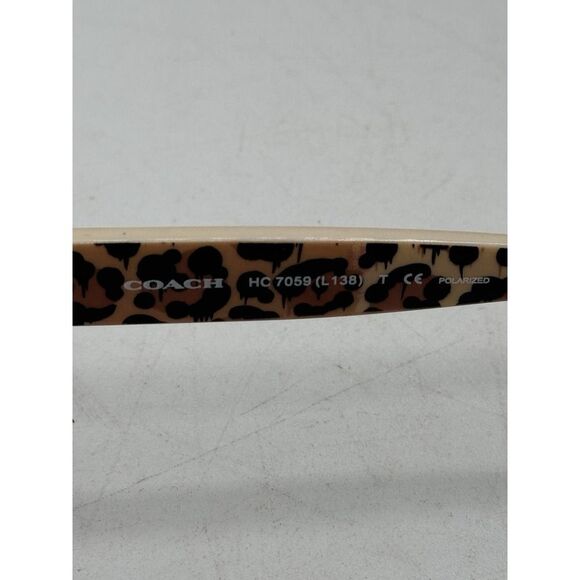 Coach Eyeglasses FRAME HC 7059 L138 58-15-135 3P Gold Ivory *Needs Tightening* - Picture 5 of 9